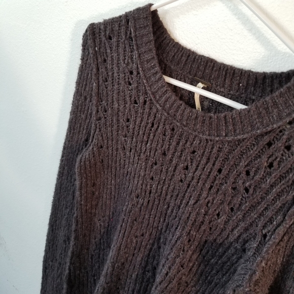 Free People Wool/Cotton Blend Sweater - Picture 5 of 9